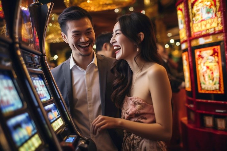 Tampilan antarmuka permainan populer empaer88 dengan slot favorit